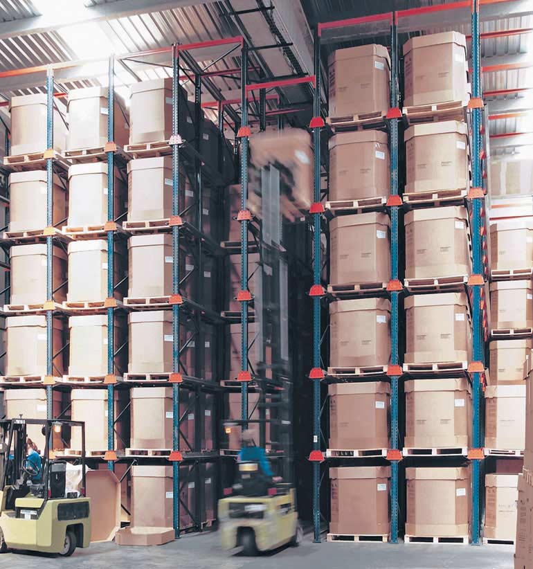 Capacité de stockage selon le système - Mecalux.fr